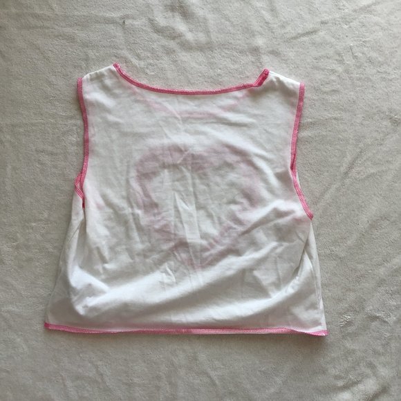 Shein cutout heart with safety pins top - Picture 2 of 5